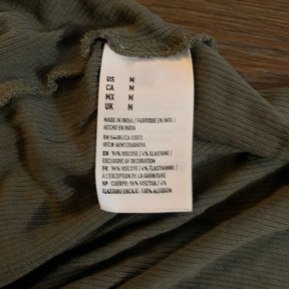 AE ribbed knit tank olive green - Picture 4 of 8